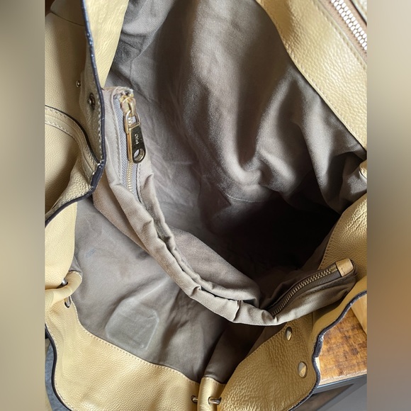 CHLOE Elsie Shoulder Bag in Leather with Gold Tone Turn Lock and Hardware - Picture 8 of 16